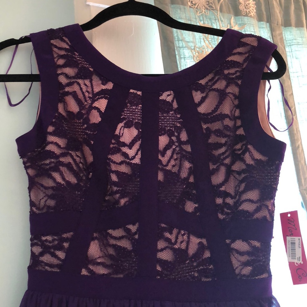 Purple prom dress